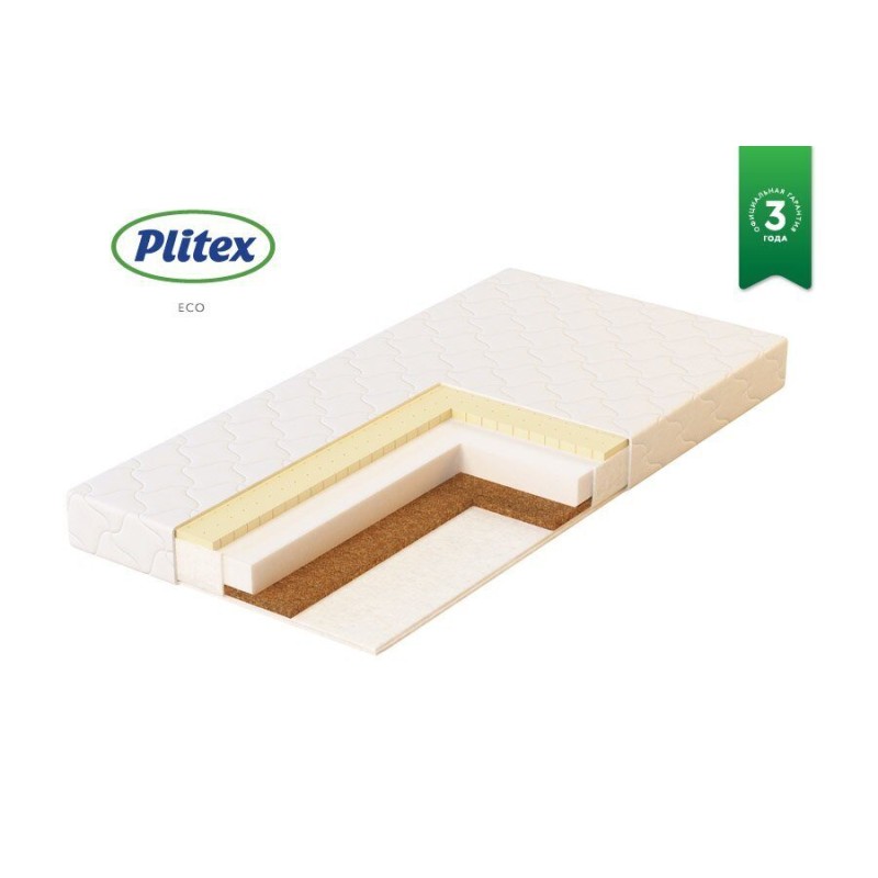 Матрас для прямоугольной кроватки Eco Dream 119*60*9 см ЭКД-01