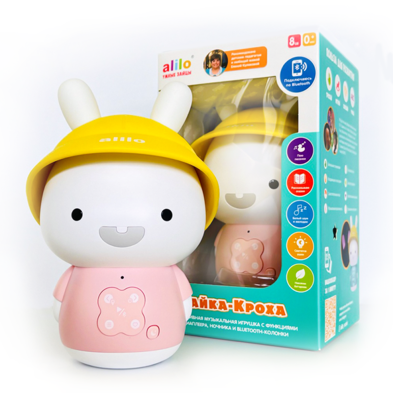 Игрушка интерактивная развивающая Alilo Зайка-Кроха ® G9 цвет: розовый 60031 Игрушка интерактивная развивающая Alilo Зайка-Кроха ® G9 цвет: розовый 60031