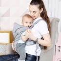 Рюкзак-кенгуру для переноски малыша от 0 месяцев + «BabyActive Vikont » цвет: серебристый BAV01-004