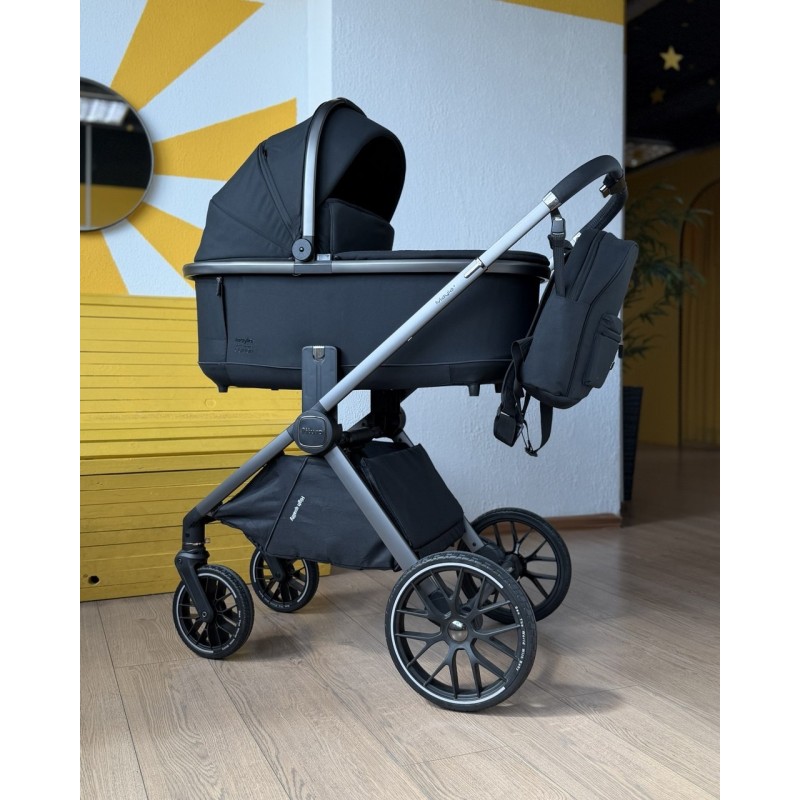 Коляска детская 2 в 1 Pituso Mayla Plus цвет: Black/Graphite