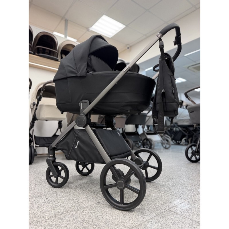 Коляска детская 2 в1 Pituso Teffy цвет: Caviar Black/Graphite TFY/999/Caviar Black