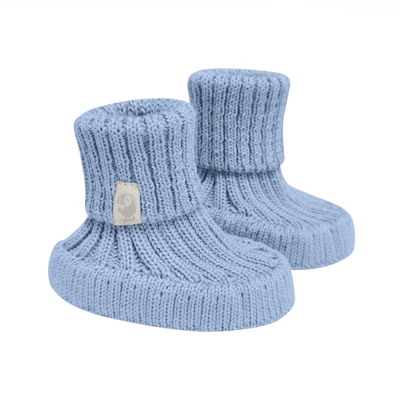 Пинетки детские вязаные Simple М 11 см цвет: васильковые 850-106 Пинетки детские вязаные Simple М 11 см цвет: васильковые 850-106