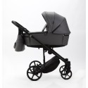 Коляска детская 2 в 1 Adamex Zico New Eco цвет: серый кожа sa4