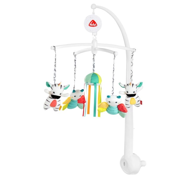 Музыкальный мобиль-каруселька с игрушками DoBabyDoo FEHN 049190