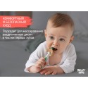 Набор: зубные щетки-массажеры для десен малышей Flower Цвет: оливковый RTB-008