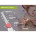 Набор маникюрный детский 3в1 цвет: коралловый RPS-004-P