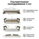 Ванночка складная детская Bubago Felice цвет: Brown/ Бежевый BG 149-2