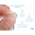 Сменные силиконовые соски для бутылочек 2 шт средний поток 3 мес+