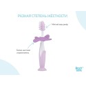 Набор: зубные щетки-массажеры для десен малышей Flower Цвет: лавандовый RTB-005