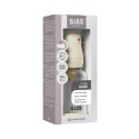Стеклянная бутылочка Bibs 120 мл с латексной соской цвет: ivory