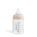 Стеклянная бутылочка Paomma 160 мл цвет: almond milk GB118