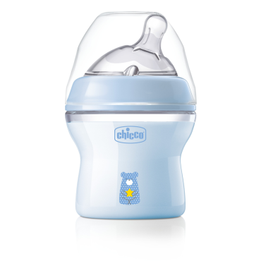 Бутылочка для кормления с соской 150 мл 0+ Chicco Natural Feeling цвет: BOY Бутылочка для кормления с соской 150 мл 0+ Chicco Natural Feeling цвет: BOY