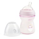 Бутылочка для кормления 250 мл 2м+ с соской Chicco Natural Feeling цвет: Girl