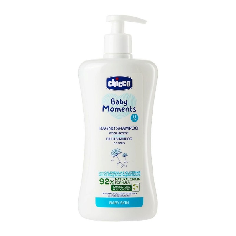 Шампунь детский без слез Chicco Baby Moments 500 мл