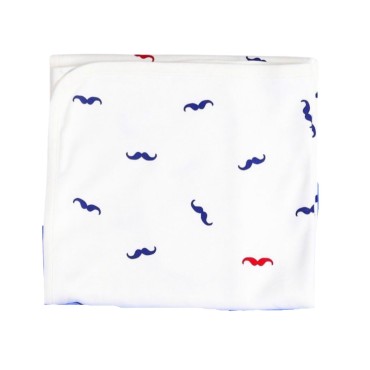 Плед трикотажный двусторонний " Усики " П-050