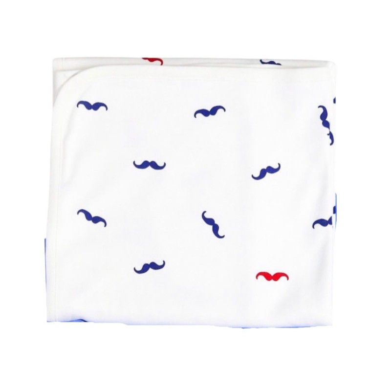 Плед трикотажный двусторонний " Усики " П-050