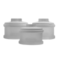 Контейнер для сухой молочной смеси и снеков Paomma цвет: light grey PMC 115