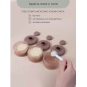 Контейнер для сухой молочной смеси и снеков Paomma цвет: taupe PMC 104
