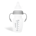 Пластиковая бутылочка с ручками Paomma 240 мл цвет: light grey PBH215