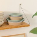 Набор тарелок с крышкой BIBS Dinner Set 2 шт цвет: vanilla 4320245