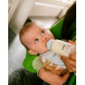 Пластиковая бутылочка Bibs 150 мл с латексной соской цвет: blush Пластиковая бутылочка Bibs 150 мл с латексной соской цвет: blush