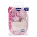 Набор маникюрный Chicco Happy Hands 4в1 0м+ цвет: розовый