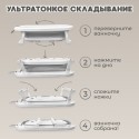 Ванночка складная с аксесуарами и подставкой BubaGo Dimaro цвет: серый BG 179-1