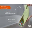 Антискользящий резиновый коврик с отверстиями 45*76 см Лягушка цвет: зеленый BM-4576-FR-G