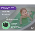 Антискользящий резиновый коврик для ванной с отверстиями 45*76 см Динозаврик цвет: зеленый BM-4576-DIN