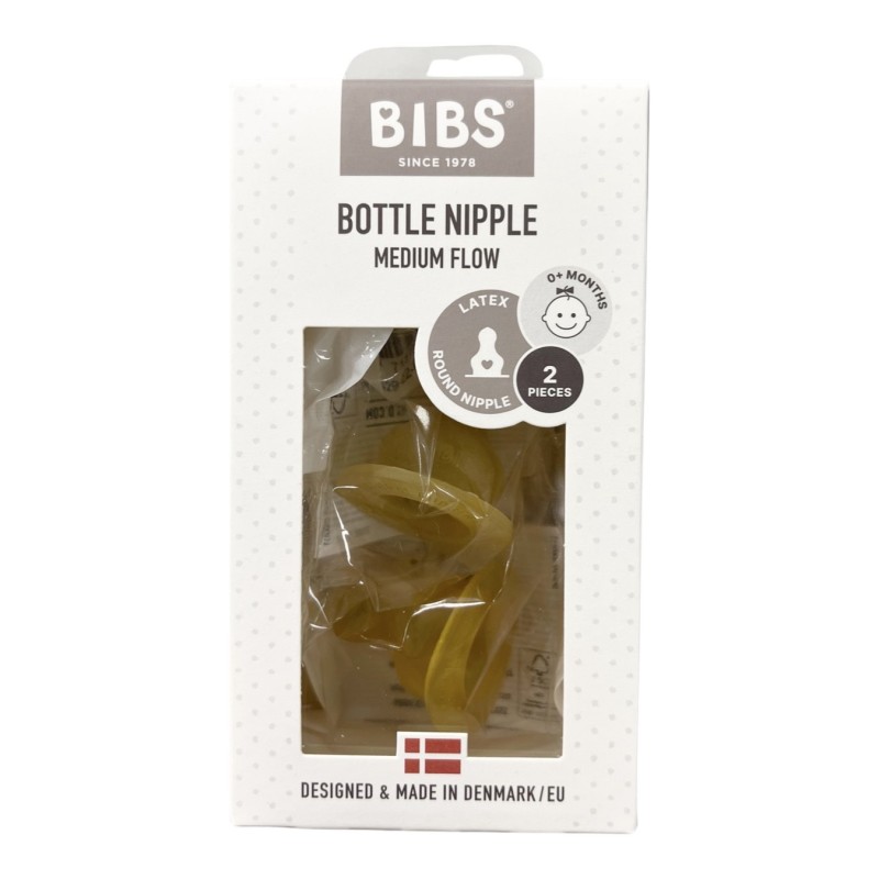 Соски латексные для бутылочки Bibs средний поток 2шт Bottle Nipple 2 PACK Соски латексные для бутылочки Bibs средний поток 2шт Bottle Nipple 2 PACK