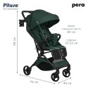 Коляска прогулочная Pituso Pera суперлегкая цвет: army green