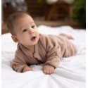 Флисовый комбинезон-поддева Cute 74-80 см цвет: теплый беж 1645-122