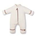 Флисовый комбинезон-поддева Cute 74-80 см цвет: экрю 1645-02
