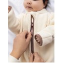 Флисовый комбинезон-поддева Cute 74-80 см цвет: экрю 1645-02