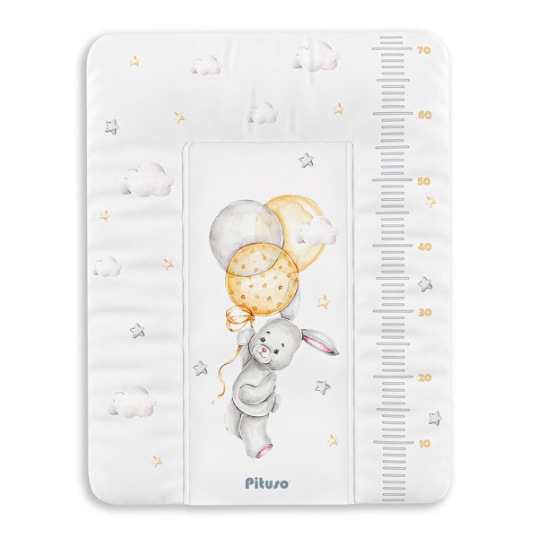 Матрас для пеленания мягкий Зайка с шарами 72*52 см 4210-51