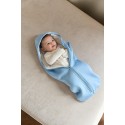 Кокон прогулочный с капюшоном Cosy 0-3 месяца цвет: голубой 1780-12