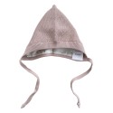 Детская шапочка вязаная 40-42 см ELF цвет: пудровый W030N-023