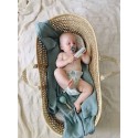 Эко-подгузники Offspring Newborn 2-4 кг 56 шт цвет: листочки