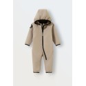Комбинезон демисезонный мембрана Softshell 86-92 см цвет: бежевый 167-34