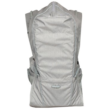 Рюкзак-кенгуру для переноски малыша от 0 месяцев + «BabyActive Vikont » цвет: серебристый BAV01-004