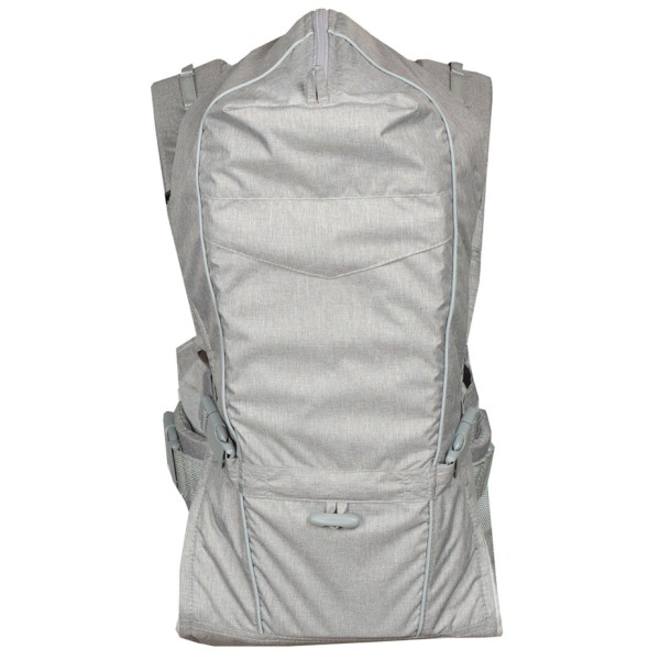 Рюкзак-кенгуру для переноски малыша от 0 месяцев + «BabyActive Vikont » цвет: серебристый BAV01-004