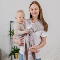 Слинг с кольцами с рождения " Облако " цвет: серый СКО01-001