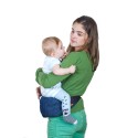 Слинг-рюкзак для переноски детей от 4 месяцев + 3 в 1 « Бебимобиль Хип » цвет: джинсовый РБМ05-002
