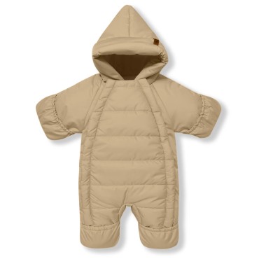 Комбинезон демисезонный DEW с капюшоном 0-6 месяцев цвет: бронза 160-55