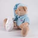Игрушка для сна с белым и розовым шумом Drema BabyDou " Мишка Дрема " цвет: голубой 102