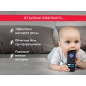 Прорезыватель силиконовый «Пульт от телевизора» с держателем RTVP-001