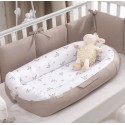 Кокон-гнездышко-колыбель для малыша Perina Soft Cotton цвет: песочный ГН-02.12