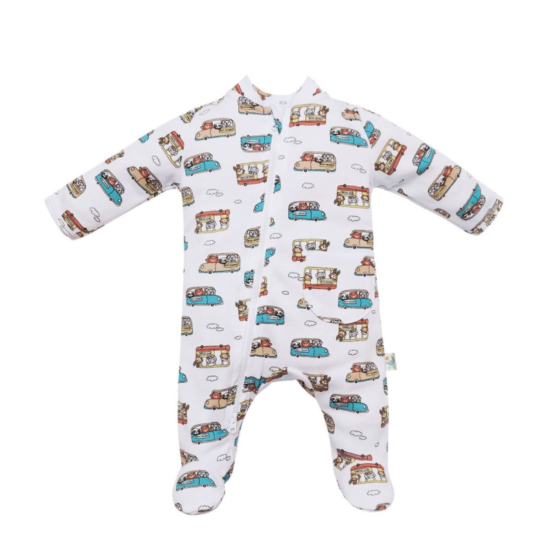 Слип на молнии 62 см цвет: автобусы 1400-93 Слип на молнии 62 см цвет: автобусы 1400-93