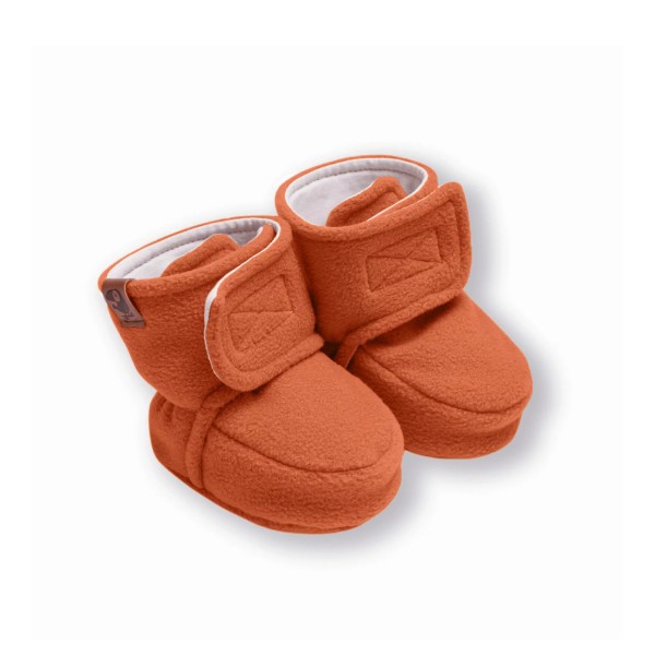 Пинетки из флиса Cute 0-3 месяца цвет: светлый кирпичный 2200-171