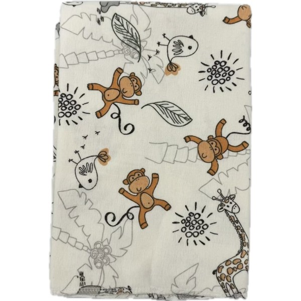 Детская фланелевая пеленка Sofi 80 х 100 см. "Зверята " 22086